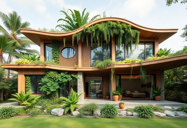 Biophilic House Exterior