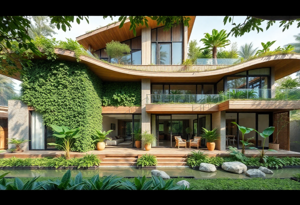 Biophilic House Exterior