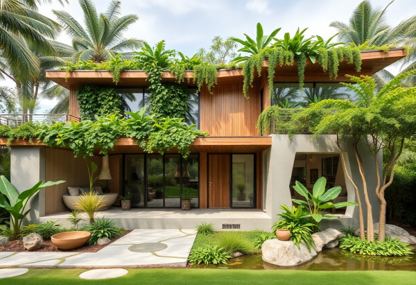 Biophilic House Exterior