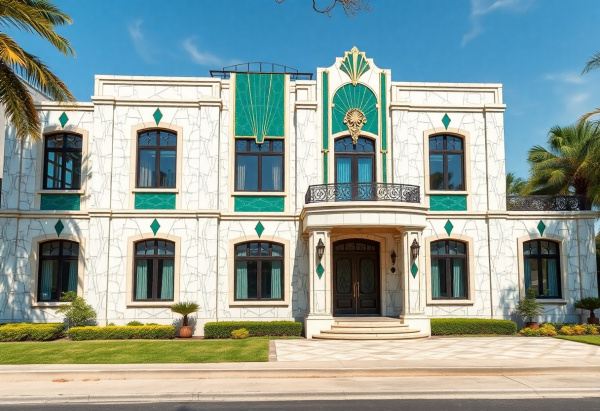 Art Deco House Exterior