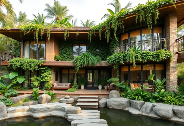 Biophilic House Exterior
