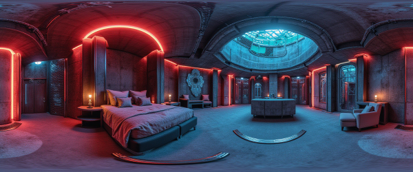 Cyberpunk Bedroom