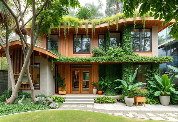 Biophilic House Exterior