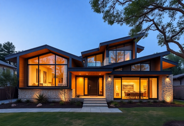 Mid-Century Modern House Exterior
