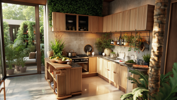 New Biophilic Kitchen
