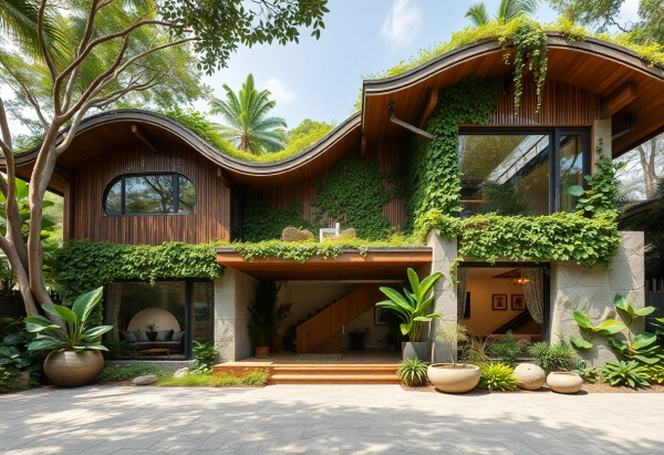 Biophilic House Exterior