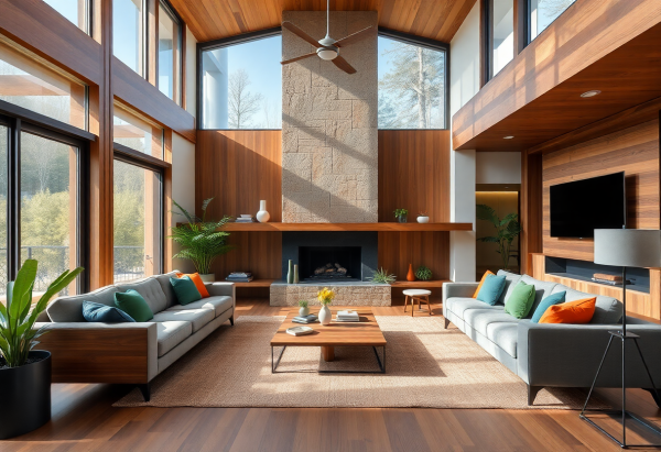 Mid-Century Modern Living Room