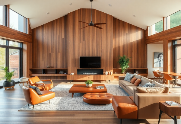 Mid-Century Modern Living Room