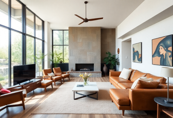 Mid-Century Modern Living Room