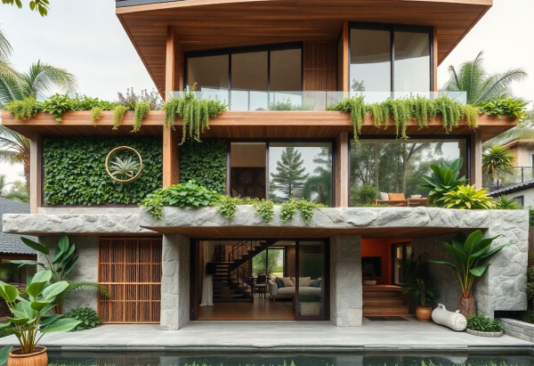 Biophilic House Exterior