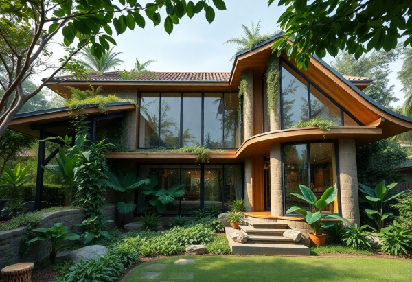 Biophilic House Exterior