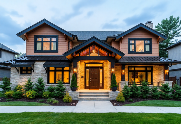 Custom Style House Exterior