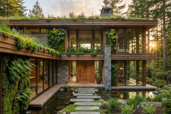 Biophilic House Exterior