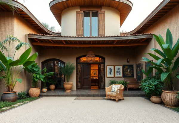 Bohemian House Exterior