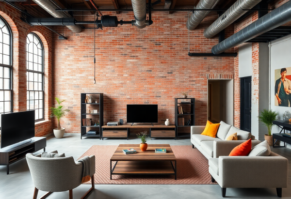 Industrial Living Room