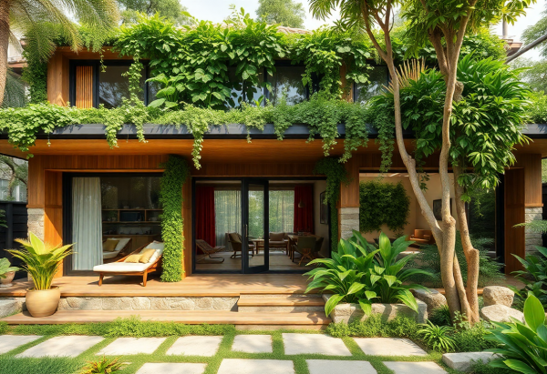 Biophilic House Exterior