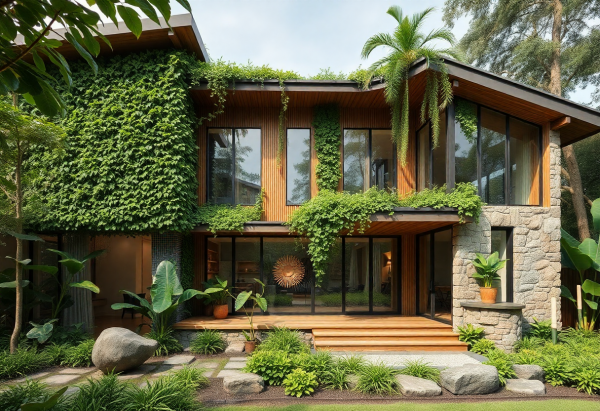 Biophilic House Exterior