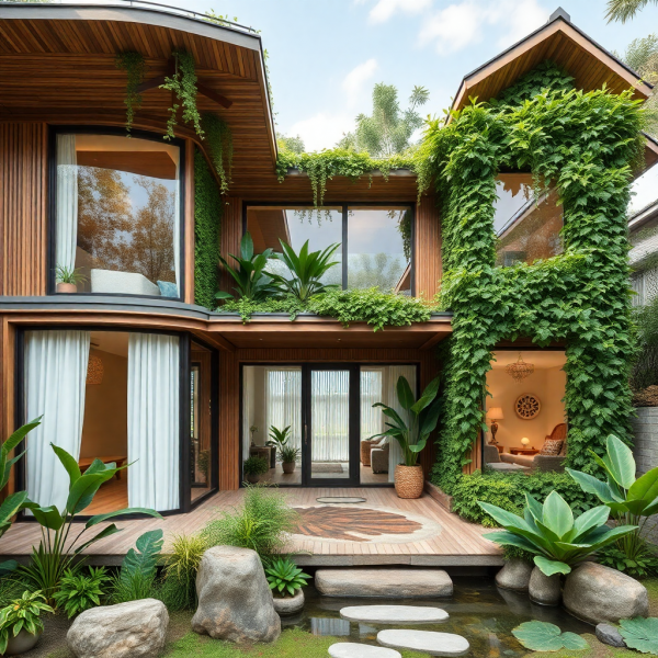 Biophilic House Exterior