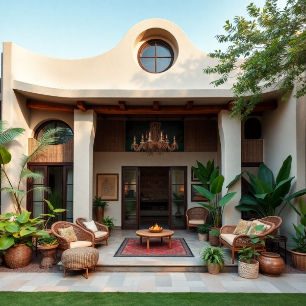 Bohemian House Exterior