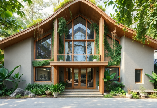 Biophilic House Exterior