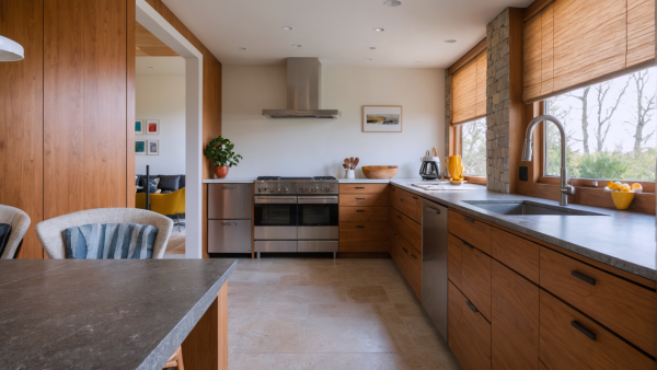 New Mid-Century Modern Kitchen