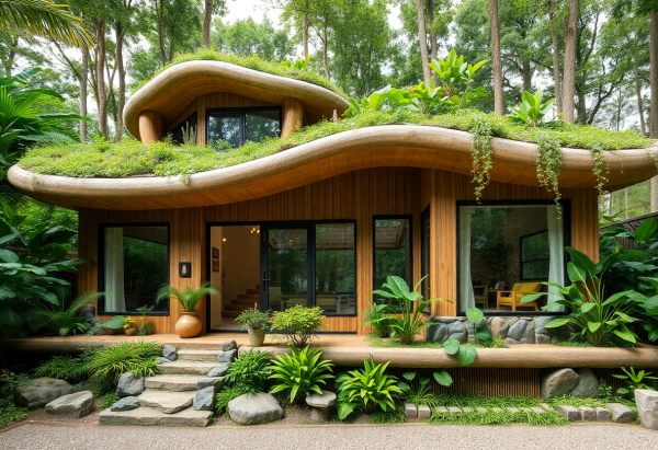Biophilic House Exterior