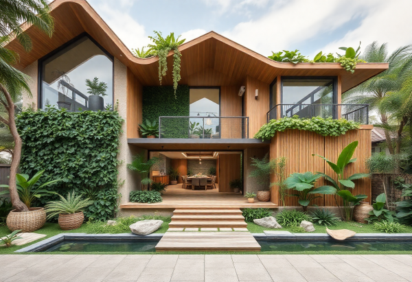 Biophilic House Exterior