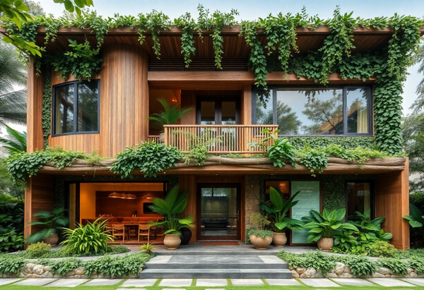 Biophilic House Exterior