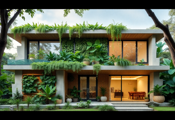 Biophilic House Exterior