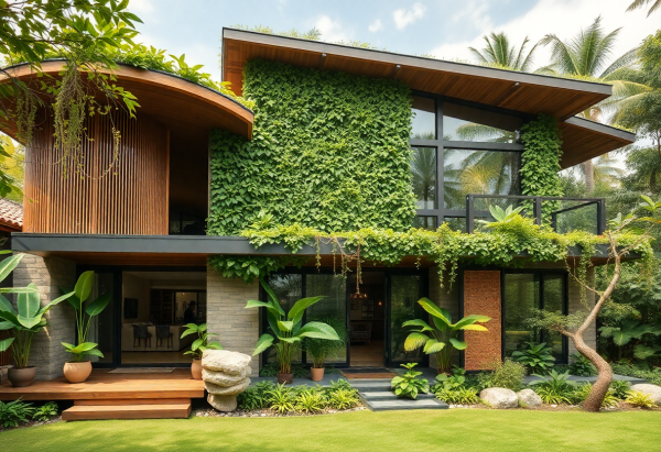 Biophilic House Exterior
