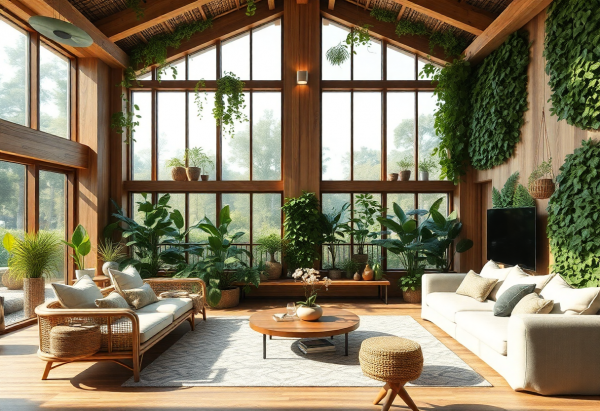 Biophilic Living Room