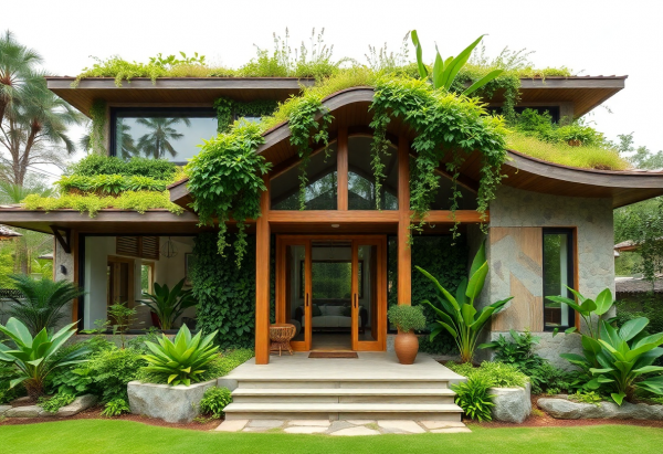 Biophilic House Exterior