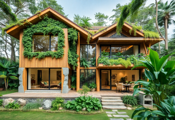 Biophilic House Exterior