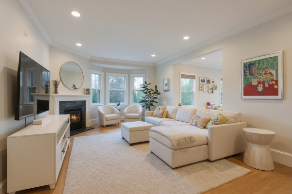 New Custom Style Living Room