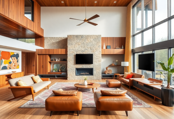 Mid-Century Modern Living Room