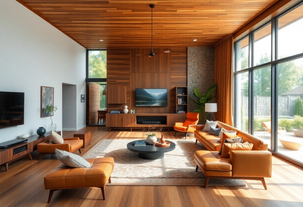 Mid-Century Modern Living Room