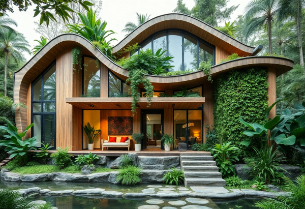 Biophilic House Exterior