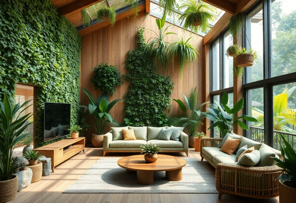 Biophilic Living Room