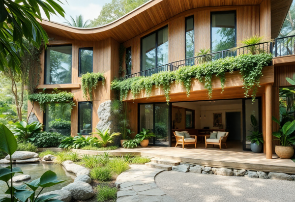 Biophilic House Exterior