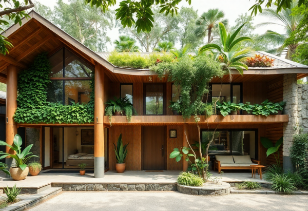 Biophilic House Exterior