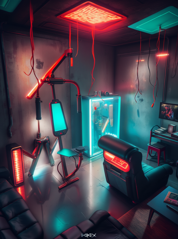 New Cyberpunk Living Room