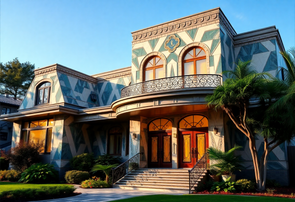 Art Deco House Exterior