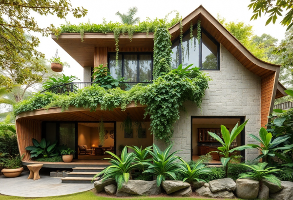 Biophilic House Exterior