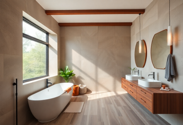 Mid-Century Modern Bathroom