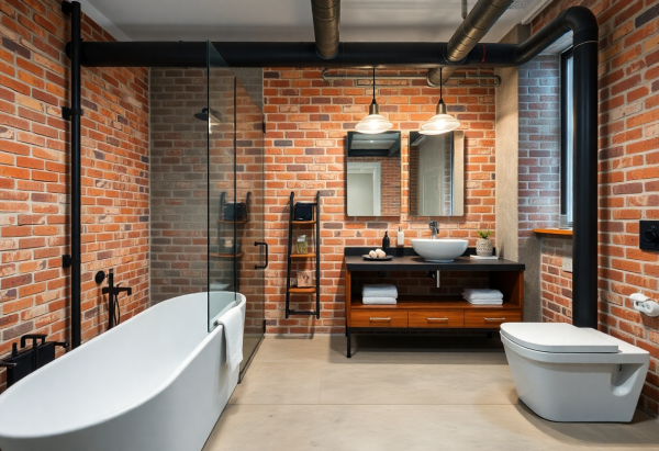 Industrial Bathroom