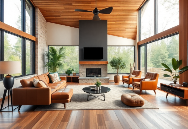 Mid-Century Modern Living Room