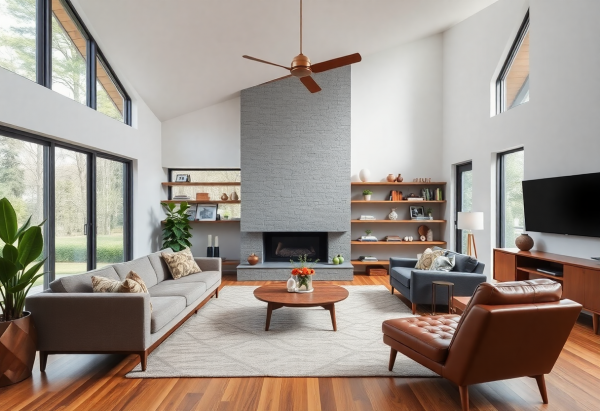 Mid-Century Modern Living Room