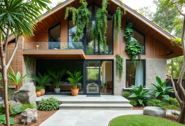 Biophilic House Exterior