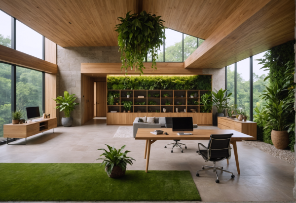 New Biophilic Home Office