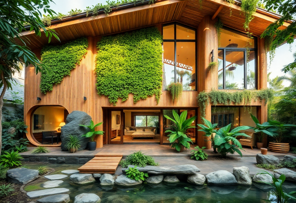 Biophilic House Exterior